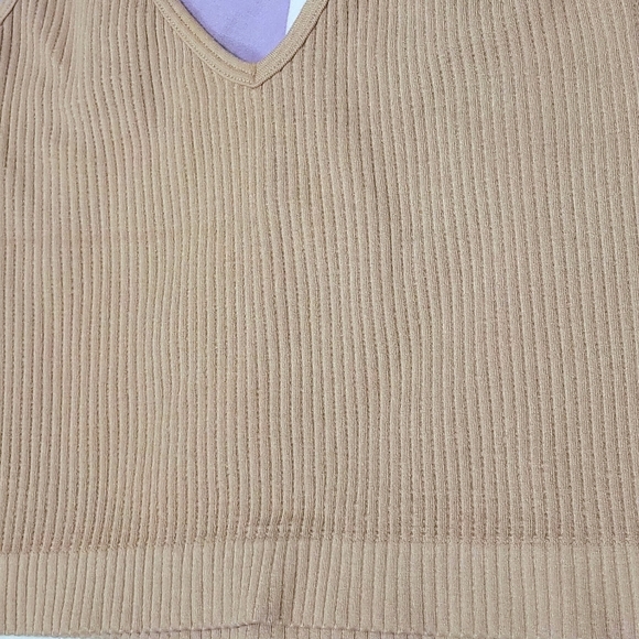 Bundle Free People Intimately Ribbed Sleeveless Brami & Front Button Red Cami XS - Picture 6 of 12